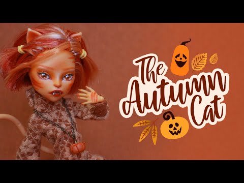 Only using ORANGE art supplies! + our KITTEN! | Rainbow Repaint Series