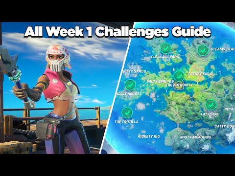 All Week 1 Challenges Guide (Fortnite Chapter 2 Season 3)