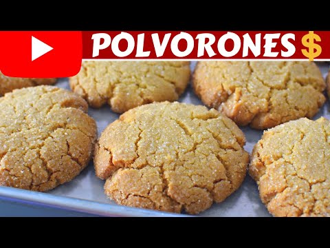 RECETA de 1 KILO PARA EMPRENDER! 43 PIEZAS POLVORONES PANADERÍA en CASA! Dulce Hogar Recetas 💕