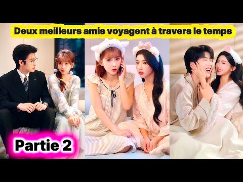 Deux amies voyagent dans le temps, deviennent belles-filles riches, font tomber deux PDG froids.