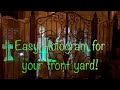 Easy DIY Halloween Hologram For Your Front Yard