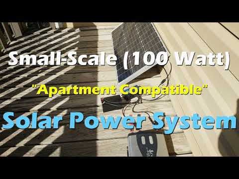 Mini Solar Power System (Apartment-Sized)!