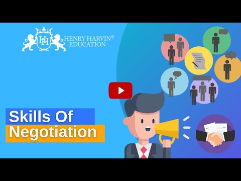 Skills Of Negotiation | Best Art Of Negotiation Tutorial For Beginners @henryharvin