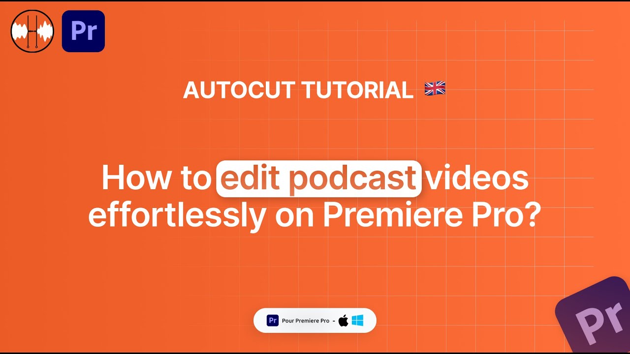 AutoCut Podcast Tutorial - How to edit multicam videos on Premiere Pro?