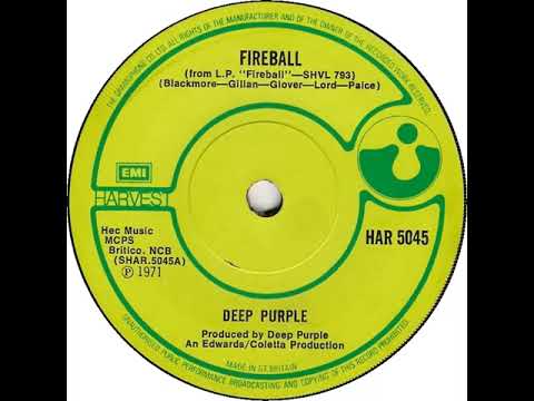 UK New Entry 1971 (200) Deep Purple - Fireball