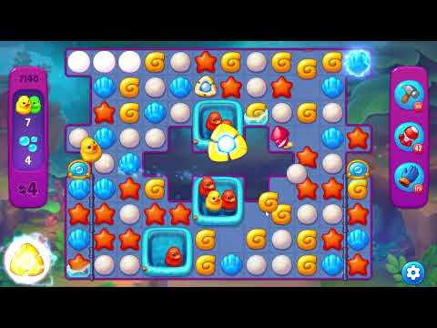 Fishdom 7140 Super Hard Level - 10 moves - NO BooSTERS