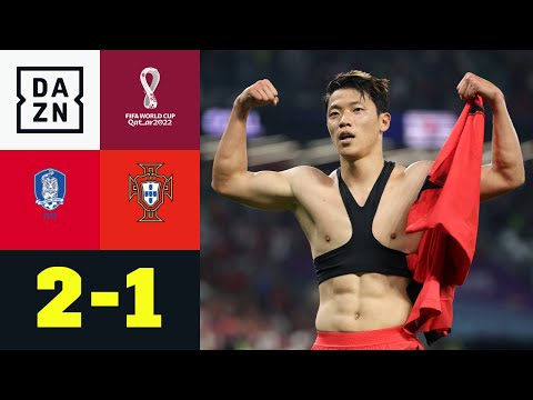 In letzter Minute! Hwang schießt Südkorea ins Achtelfinale: Südkorea - Portugal 2:1 | WM 2022 | DAZN