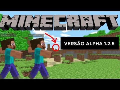 JOGUEI A VERSÃO MAIS ANTIGA DO MINECRAFT (ft. Igunho)