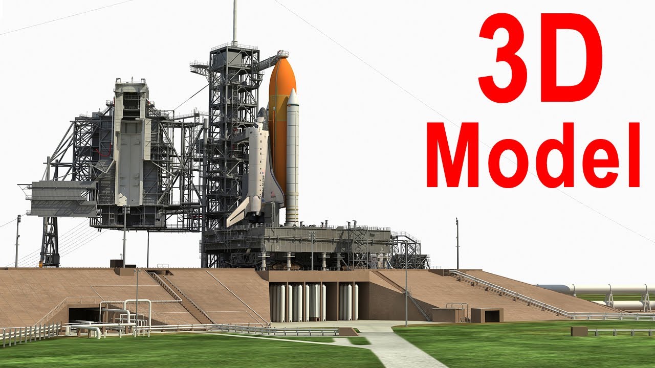 NASA 3D Models Launch Complex 39A Animation