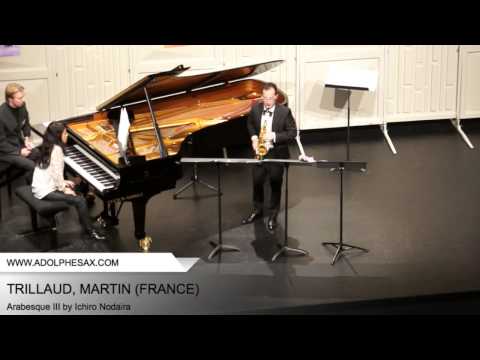 Dinant 2014 - Trillaud; Martin - Arabesque III by Ichiro Nodaira