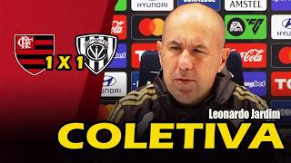 “FOI UM JOGO DIFÍCIL!” | LEONARDO JARDIM APÓS FLAMENGO 1 X 1 DEL VALLE!