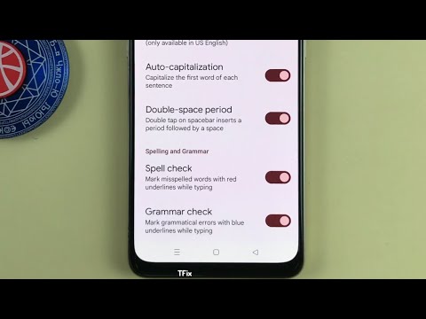 How to enable/disable Spell check, red underline when typing on OPPO Reno7 Android 13