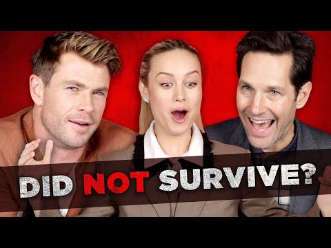 The Cast Of "Avengers: Endgame" Tries To Survive Thanos's Snap