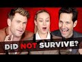 The Cast Of "Avengers: Endgame" Tries To Survive Thanos's Snap The Cast Of "Avengers: Endgame" Tries To Survive Thanos's Snap