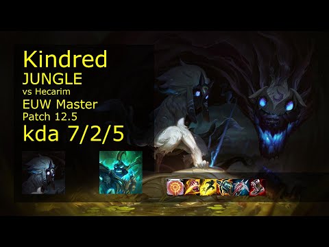 Rank 3 EUW Kindred Jungle: Kindred vs Hecarim