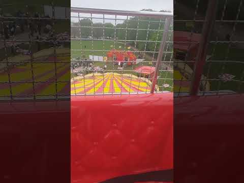 riding the ferris wheel at Hampton court funfair 2024