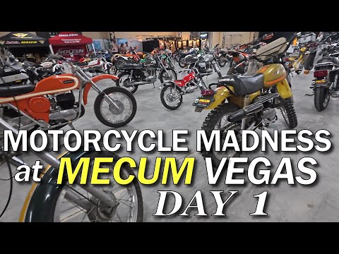 MECUM VEGAS MOTORCYCLES AUCTION 1st DAY MADNESS!