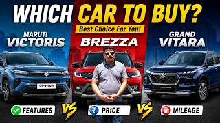 Maruti Victoris vs Brezza vs Grand Vitara - Which SUV Should You Buy in 2026?