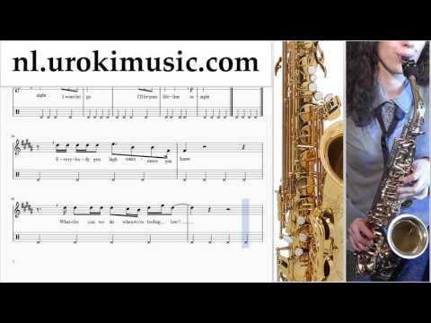 Tenorsaxofoon Leren Spelen Major Lazer, Justin Bieber - Cold Water Tenorsaxofoonles Deel#2 Studie