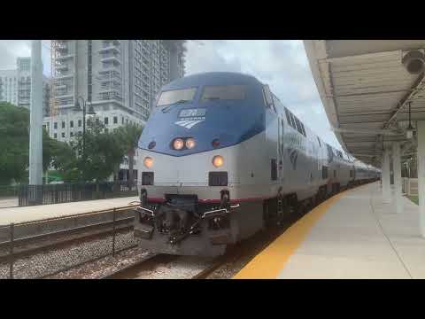 19AUG2023 Amtrak Silver Star 91 at West Palm Beach Station