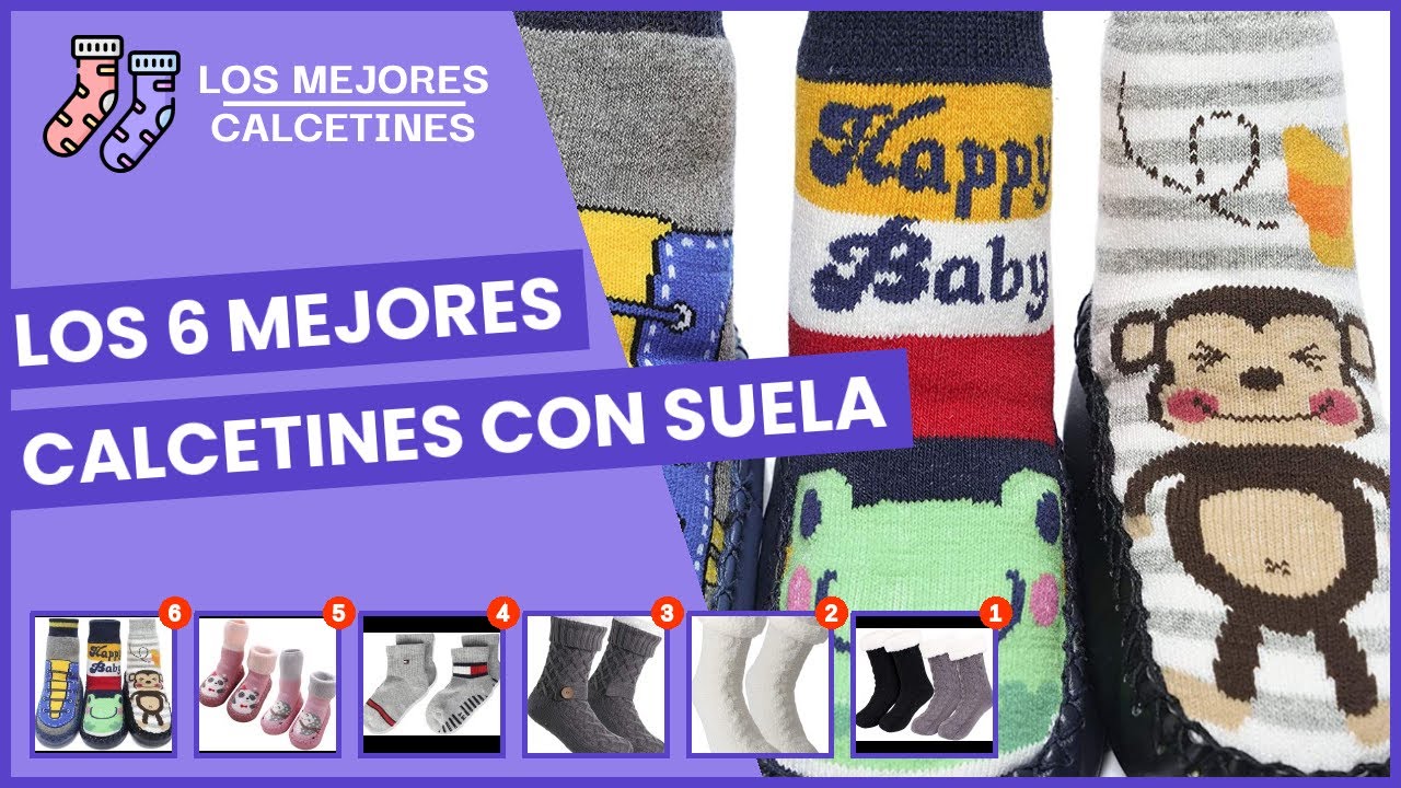 Los 6 mejores calcetines con suela