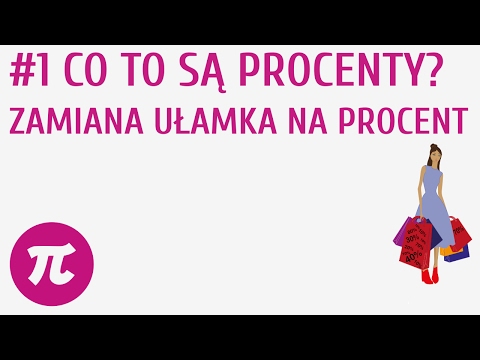 Co to są procenty? - Zamiana ułamka na procent #1 [ Procenty ]