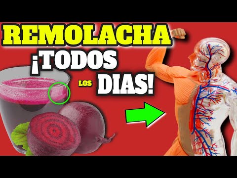 ¡LOCURA TOTAL! COME REMOLACHA TODOS Los DIAS y MEJORÁ tu SALUD| BENEFICIOS del JUGO de BETARRAGA