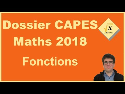 [REUPLOAD] Dossier CAPES Maths 2018 - Fonctions