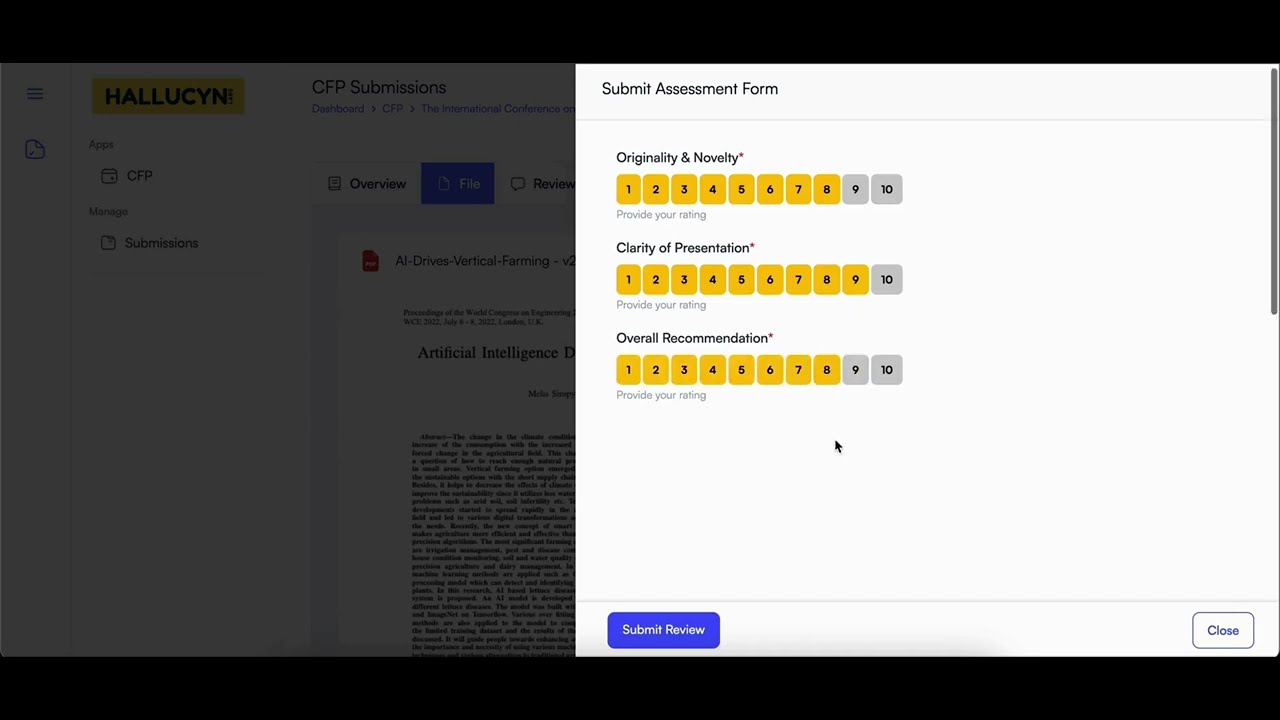 How to Review a Submission in PeerSubmit
