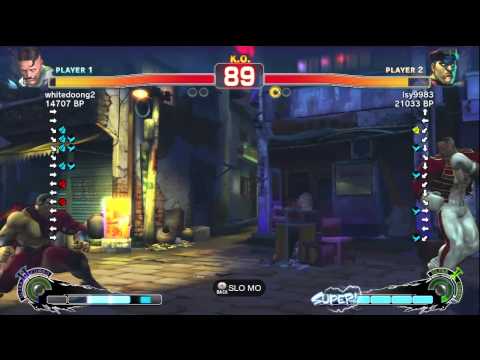 SSFIV: lsy9983 (Bison) vs whitedoong2 (Dudley) TRUE-HD QUALITY