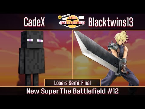 NSB # 12 | CadeX (Steve) vs Blacktwins13 (Cloud) | Losers Semis | SSBU Smash Ultimate