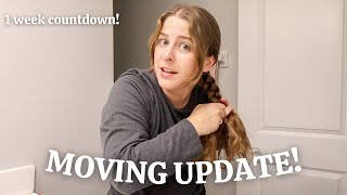 MOVING UPDATE! 1 Week Countdown (and I haven&#39;t started packing yet...oops) | vlogtober day 5