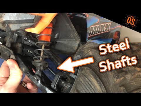 Traxxas Maxx STEEL Drive Shaft Install Video