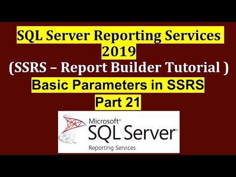 Basic Parameters in SSRS - Part 21