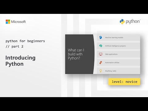 Introducing Python | Python for Beginners 2 of 44