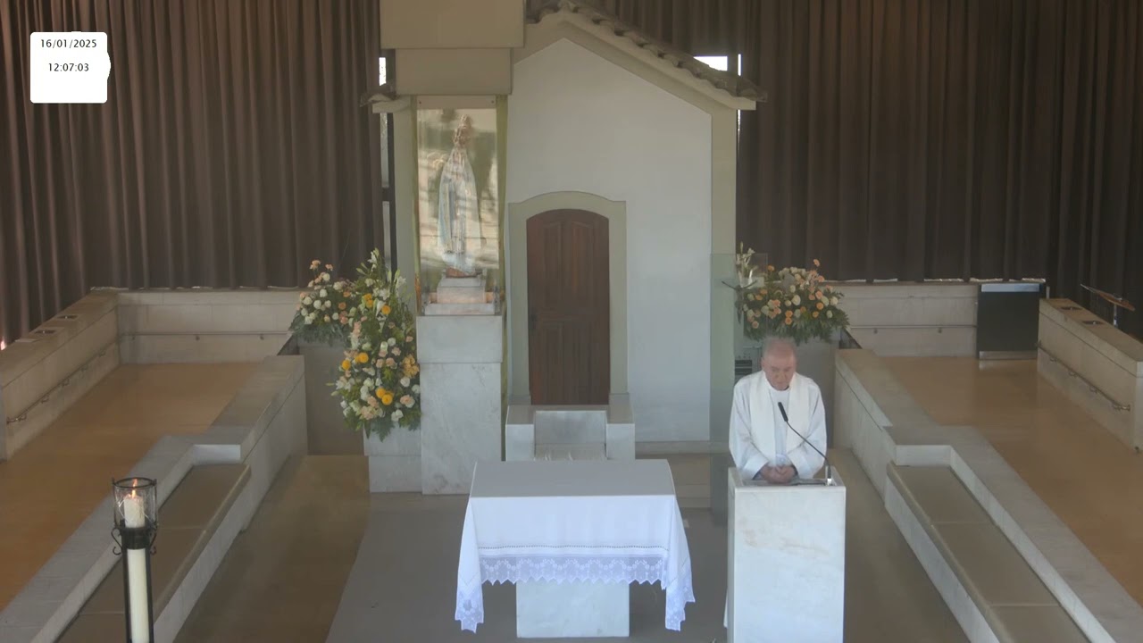 Terço a Nossa Senhora de Fátima desde a Capelinha das Aparições 16.01.2025