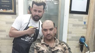 Hair Patch For Men In Delhi ! live Work By Master RIZY #wig