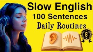 Daily Routine English Sentences     Slow Listening & Speaking Practice (A1–A2) | English Podcast