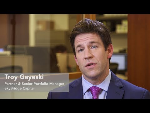 Within the alternative space, how does SkyBridge differentiate itself