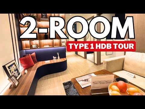 🇸🇬 2026 HDB Tour: 2-Room Flexi Type 1 BTO Showroom Interior Design Singapore