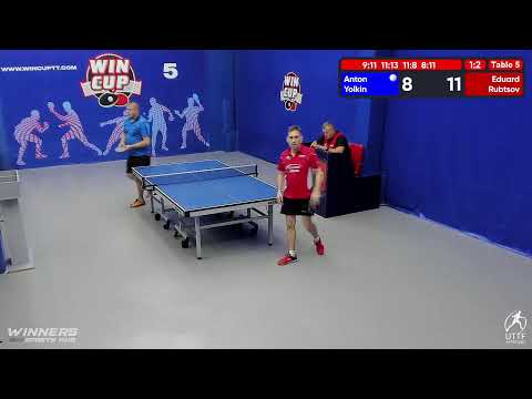 10:00 Ёлкин Антон 1-3  Рубцов Эдуард  стол 5  ЮГ-2  31.07.22