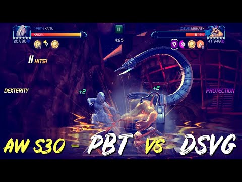 Kaitu vs Munash! AW Season 30 Matchup! PBT  vs  DSVG! - Marvel Contest Of Champions