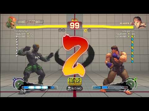 torimesingo [Dhalsim] vs sekiganryu [Ryu] SSF4 Arcade Edition