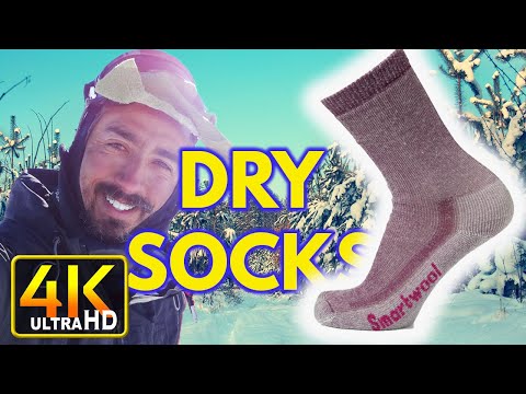 How to Dry Socks While Camping in Extreme Cold (4k UHD)