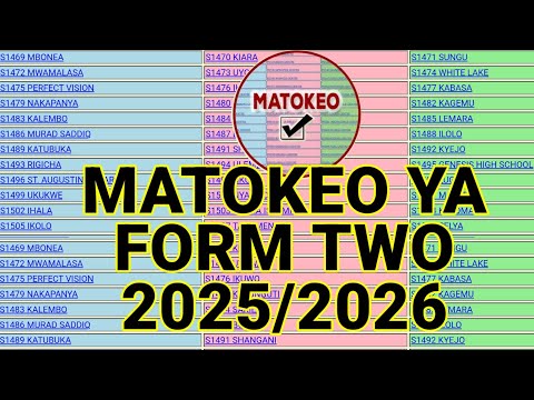 🔴 NECTA SECOND DATE RESULTS 2025/26 How to check ftna results