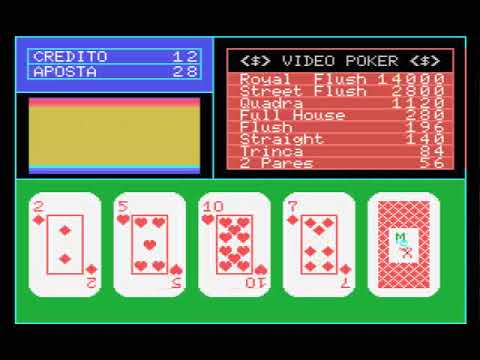 Video Poker (1986, MSX, Engesoft)