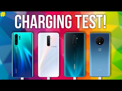 Realme X2 Pro vs Oppo Reno Ace vs OnePlus 7T vs Huawei P30 Pro: Ultimate Charging Test!