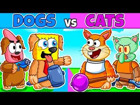 CATS vs DOGS in Party Animals!