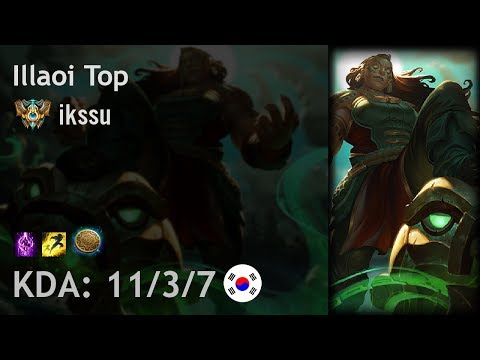 Illaoi Top vs Jayce - ikssu - KR Challenger Patch 7.24