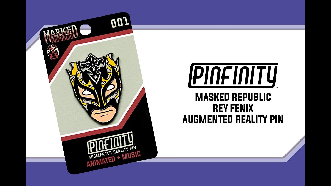 Pinfinity x Masked Republic Rey Fenix Augmented Reality Pin